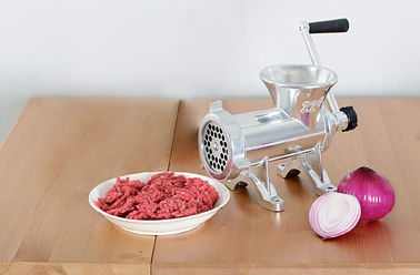 Βαρέων καθηκόντων κρεατομηχανή κρέατος χεριών και κατασκευαστής λουκάνικων με την ισχυρή σταθερή βάση