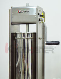 Εμπορικό λουκάνικο Stuffer, διπλή μηχανή υλικών πληρώσεως λουκάνικων 3L κατασκευαστών κρέατος ταχύτητας 7LB